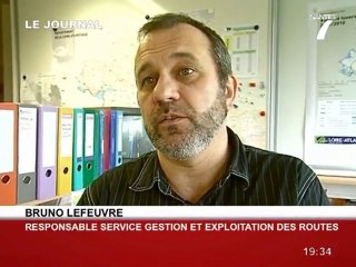 5 Centimètres de neige en Loire Atlantique!