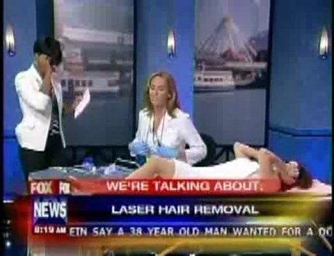 News At 8 Cutera Laser Hair Removal Demo - IMD Laser Clinic