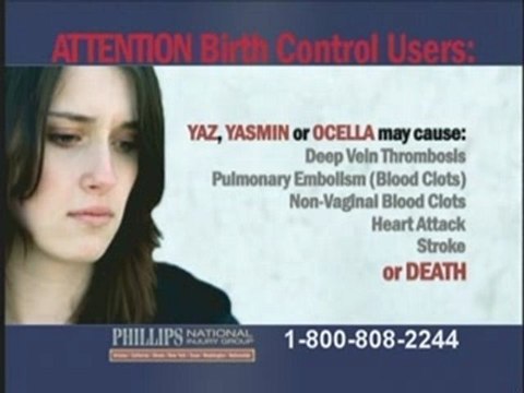 Yasmin Injury Lawsuit 800-808-2244