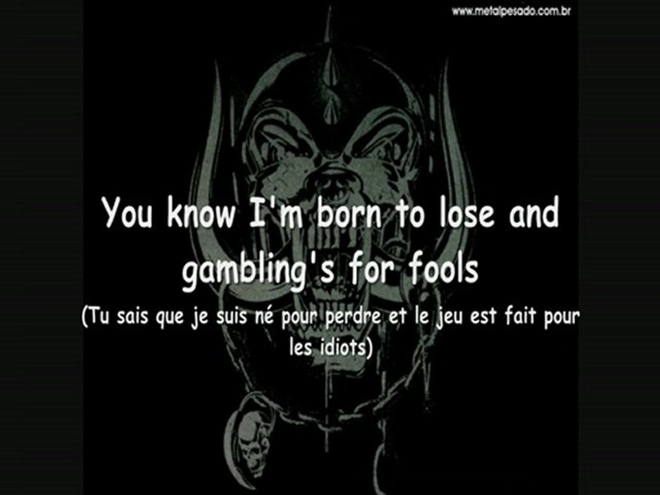 Paroles / Lyrics "Ace Of Spades '08" - MotörHead