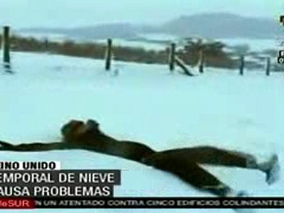 Frío y nieve afectan a Gran Bretaña