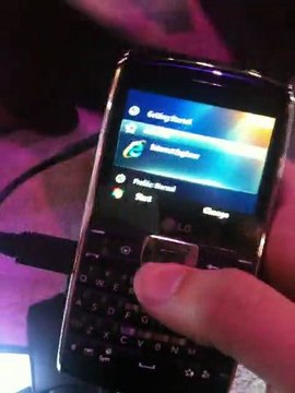 LG GW550 Live CES 2010 Las Vegas test