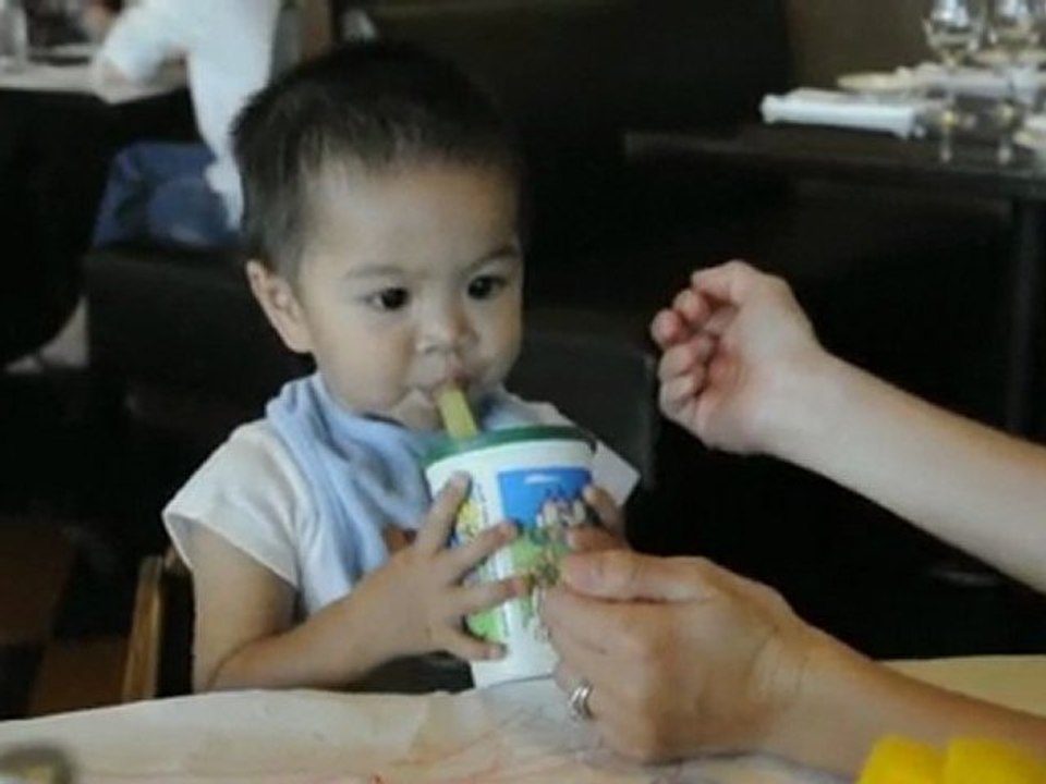 Drinking Water from a Straw