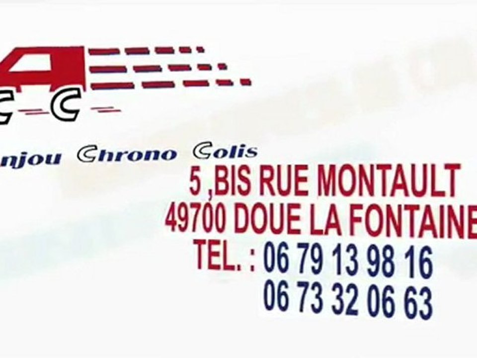 ANJOU CHRONO COLIS prestation de service de transport routie