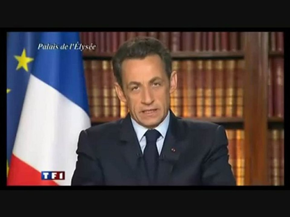 Voeux du président sarkozy