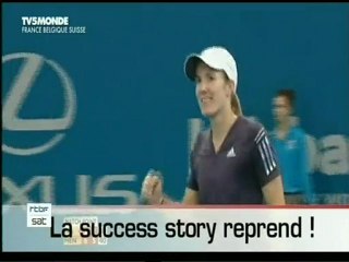 Justine & Kim en Finale à Brisbane le 9-1-2010 à 10 h (BXL)