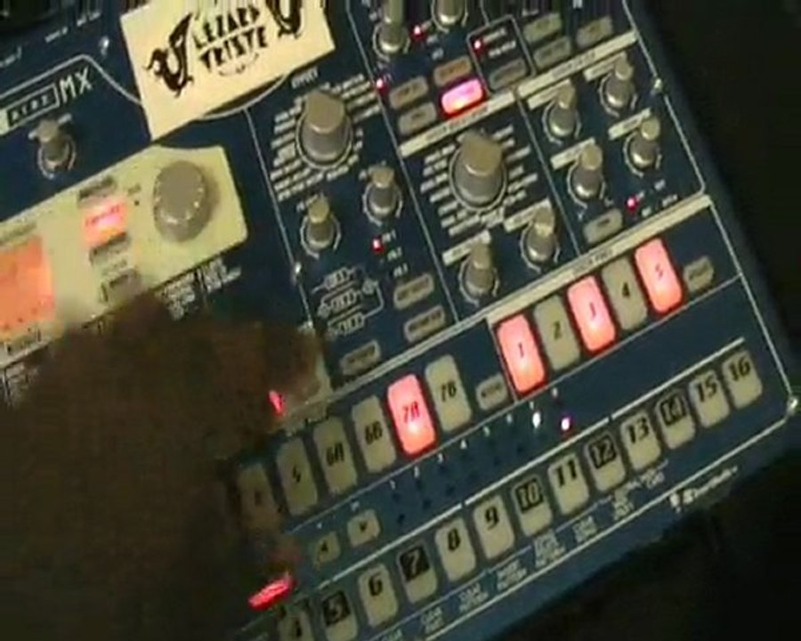 short part of tekno pattern produce by electribe mx