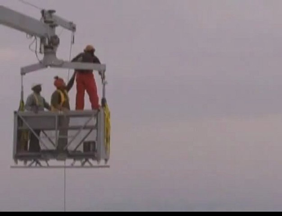 World record highest Base Jump dubai burj towers