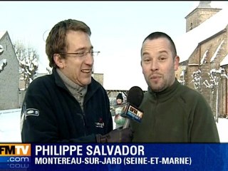 Froid glacial en région parisienne