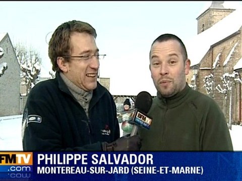 Froid glacial en région parisienne