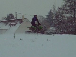Grosse glisse: glace+neige