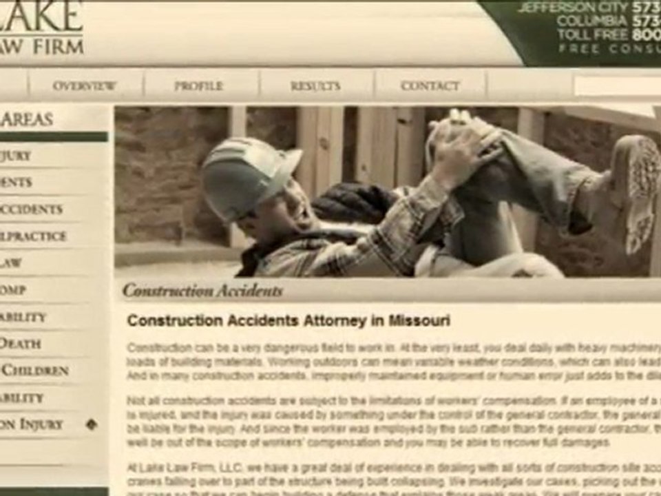 Personal Injury Lawyer Jefferson City MO Lake Law