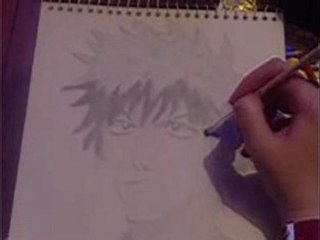 Speed Drawing Ichigo Kurosaki (Pam's ArtWork 2010)