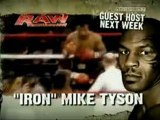 WWE Raw 11 1 10 Guest Host Iron Mike Tyson