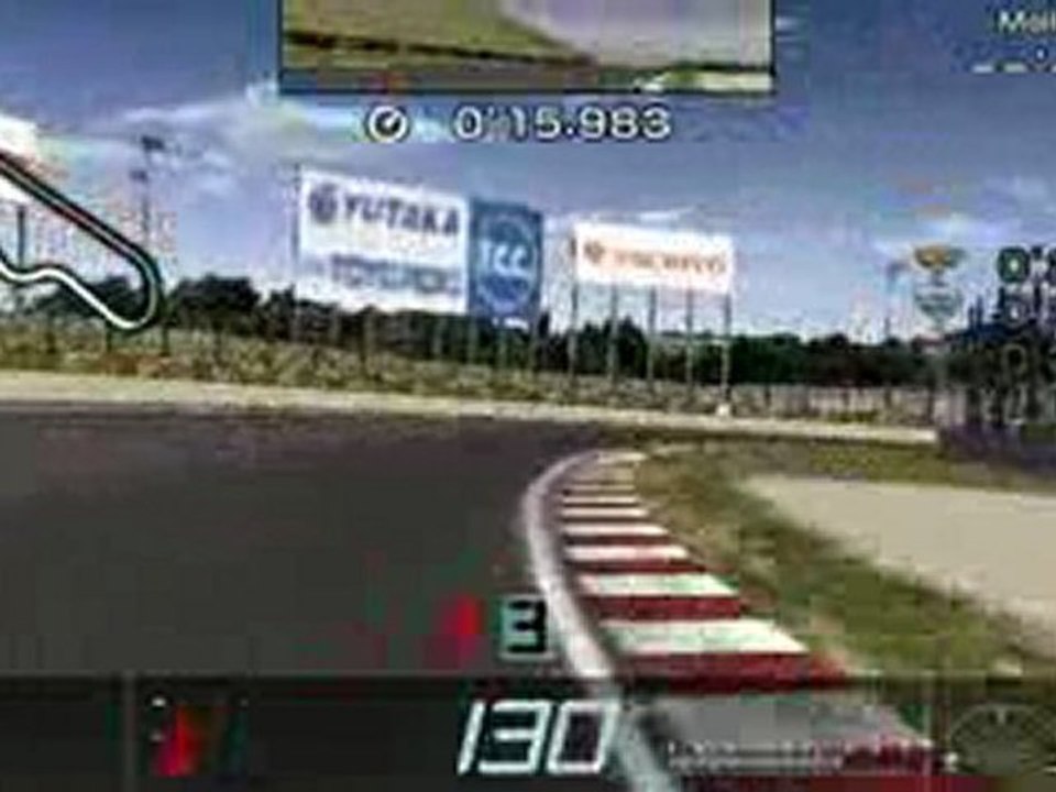 Défi C-1 : Pilotage en S enchaînés. vue interieure