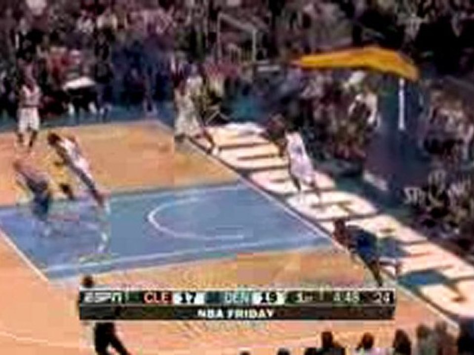 NBA Anthony Parker picks off Chauncey Billups' pass and gets