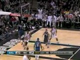 NBA Roger Mason finds Tim Duncan in the paint and he finishe