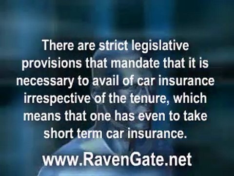 Short Term Car Insurance for Short Term Coverage