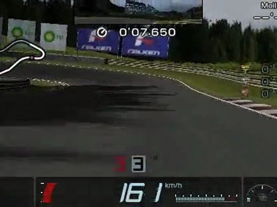 Défi C-6 : Freinage en situation instable. vue interieure