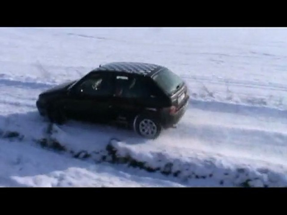 Saxo VTS sur la neige 07.01.2010