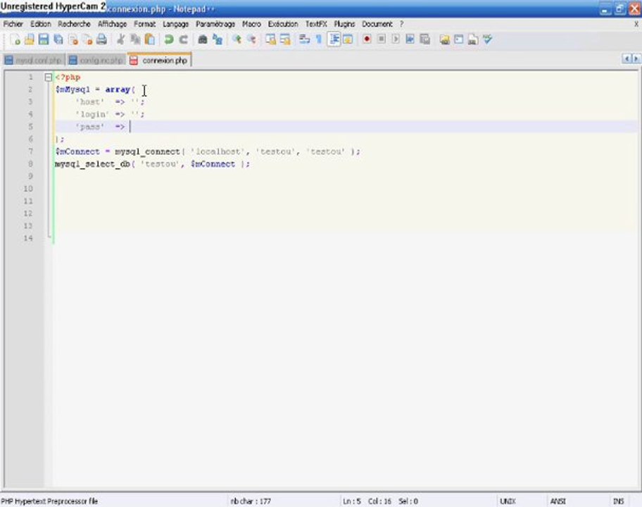 [Tutoriel N°1] Connexion a une base de données