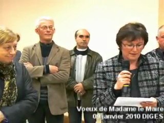 DIGES : les voeux 2010 de Madame le Maire