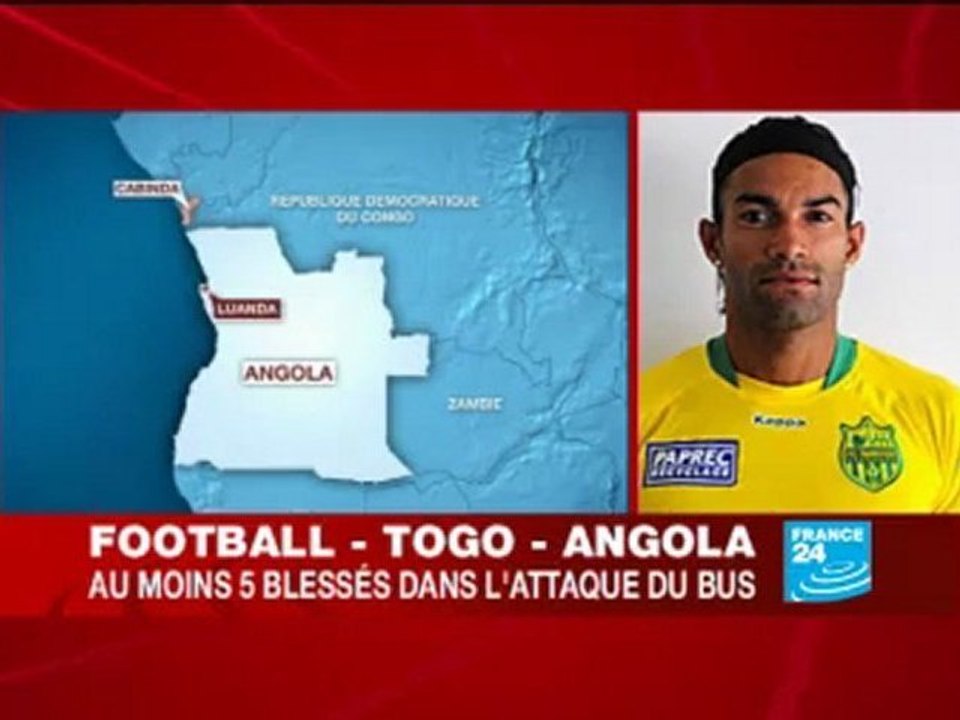 bus de l'équipe Togo attaqué à la mitraillette