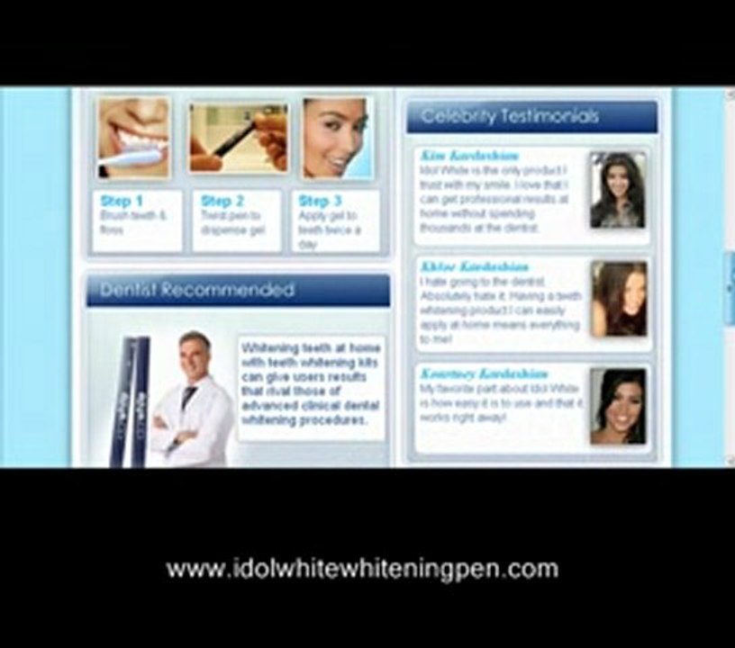 Idol White-Teeth Whitening Products