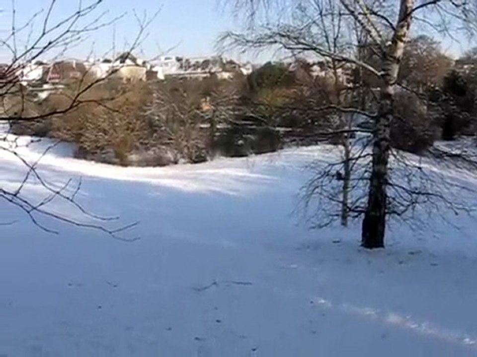 neige en normandie Caen janvier 2010