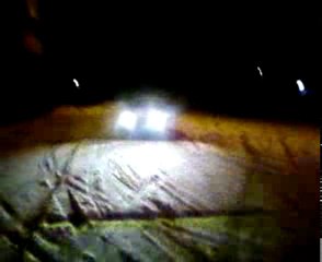 Glissade sous la neige drift