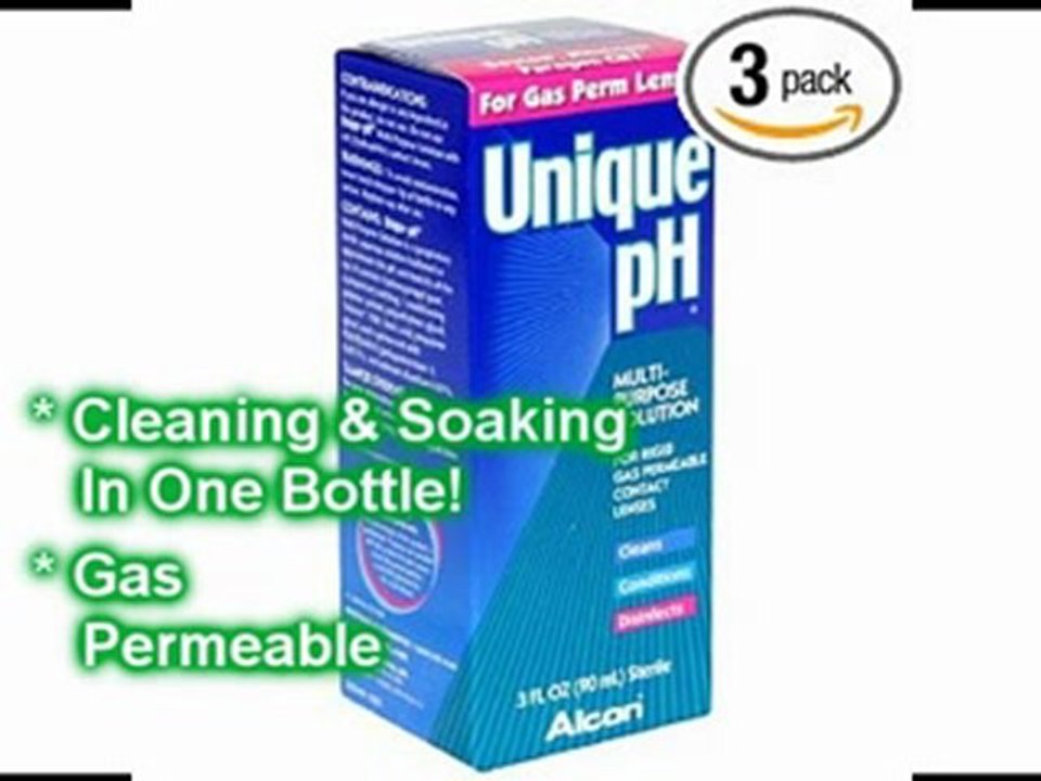 Alcon Unique PH Best Gas Permeable Contact Lens Solution video Dailymotion