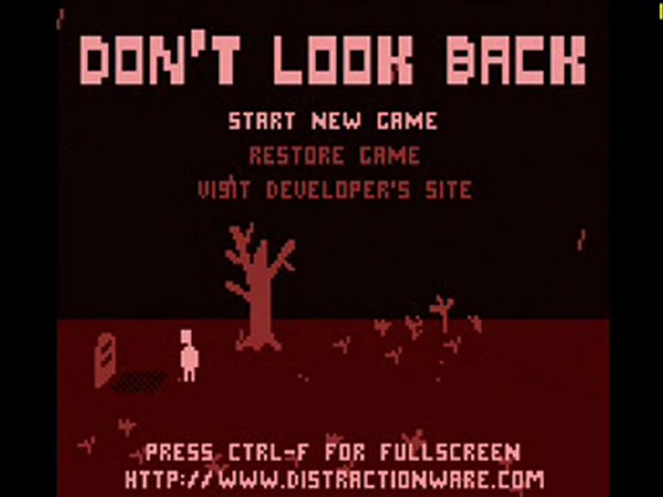 Don't Look Back (mini jeu flash)