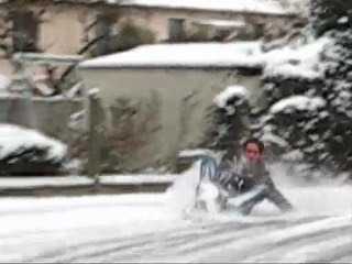 Luge tractée par voiture [Seb]