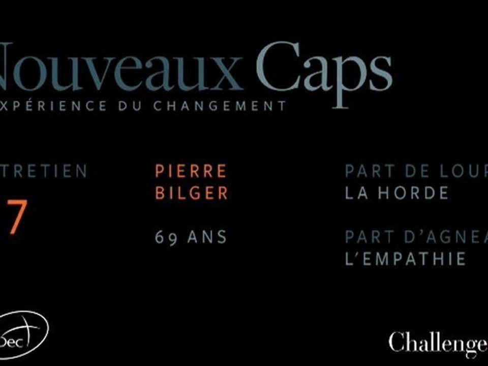 Pierre Bilger / Valeurs