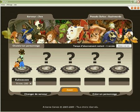 DOFUS DELETE LEVEL 200 JIVA