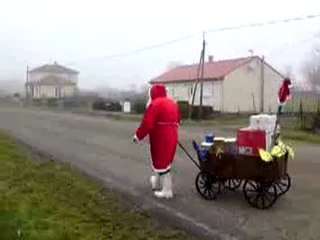 La balade du Père Noël en 2008
