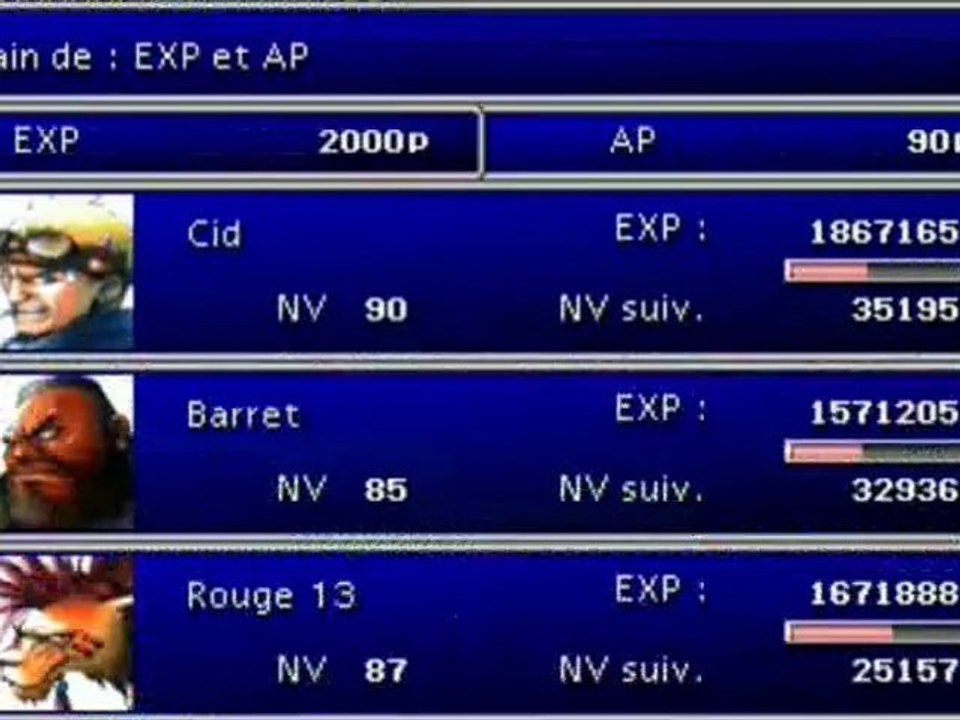 FF7 [51] Les deux premières Méga materia