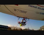 Vol d'essai du Nephelios, premier dirigeable à énergie solai