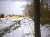Descente du Touch en VTT sur la neige - Bike Embedded Video