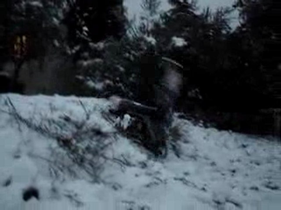 Neige à Manosque roulade