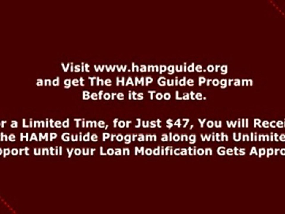 Get Your Loan Modification Approved