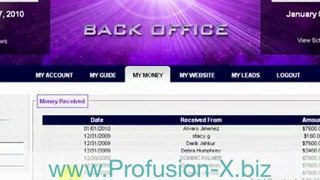 {PROFUSIONX} MY PPRFUSIONX BACKOFFICE TOUR