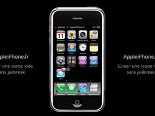 Blank - Creer une icone vide sans jailbreak - iPhone / iPod