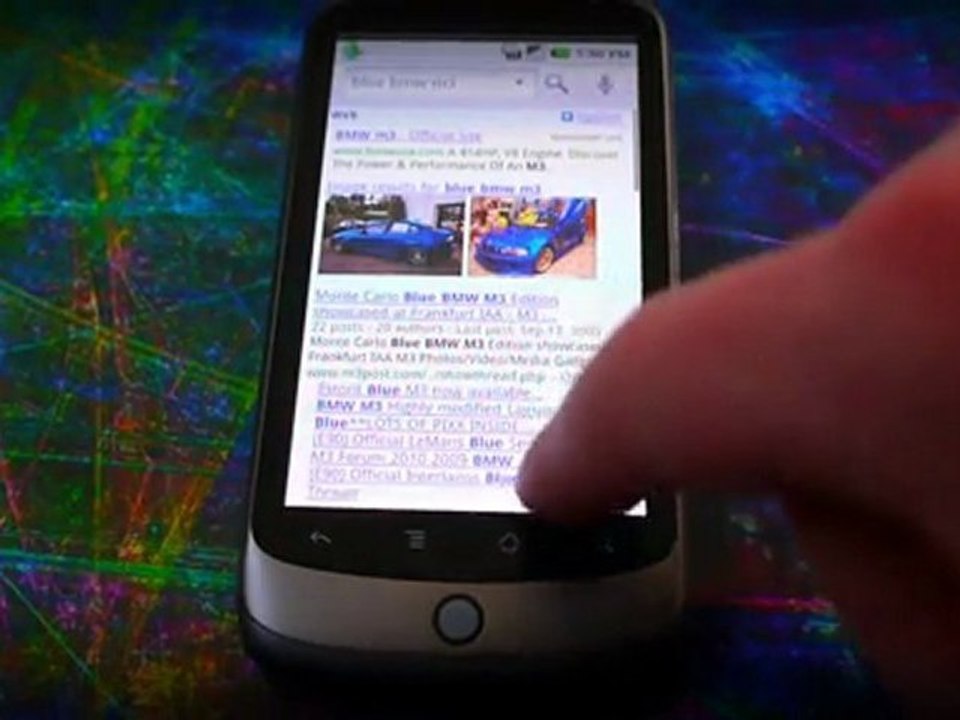 Voice Search Nexus One Google Phone Review by NaikMichel.com