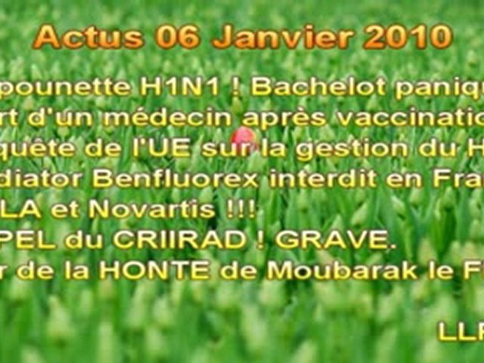 LLP Actus du 06 janvier 2010