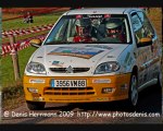 Rétrospective saison rallye 2009 L.POIROT D.BROT Saxo VTS N2