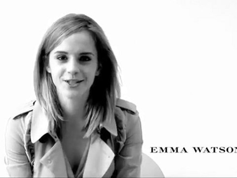 Burberry SS10 Ad Campaign Commentary by Emma Watson