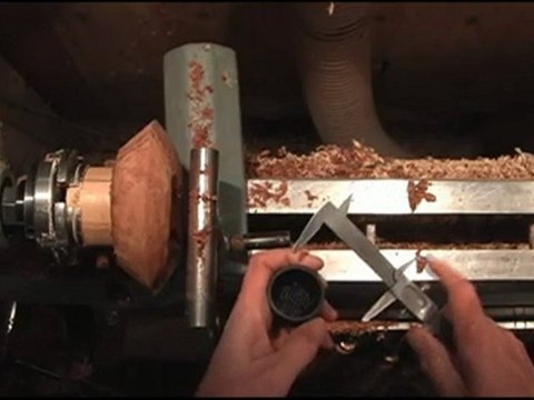 woodturning Red Wood Vase