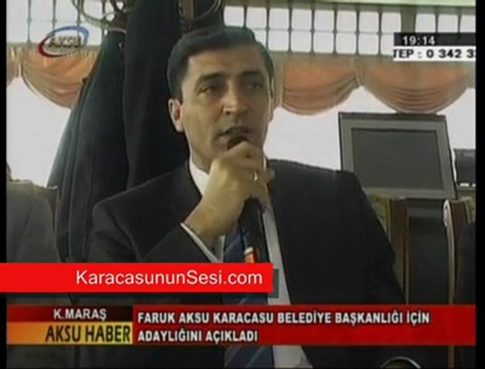 Faruk Aksu Adaylığını Açıkladı