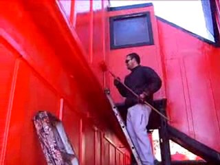 PINTANDO LA BASE SAN MARTIN, 9 ENE 2010